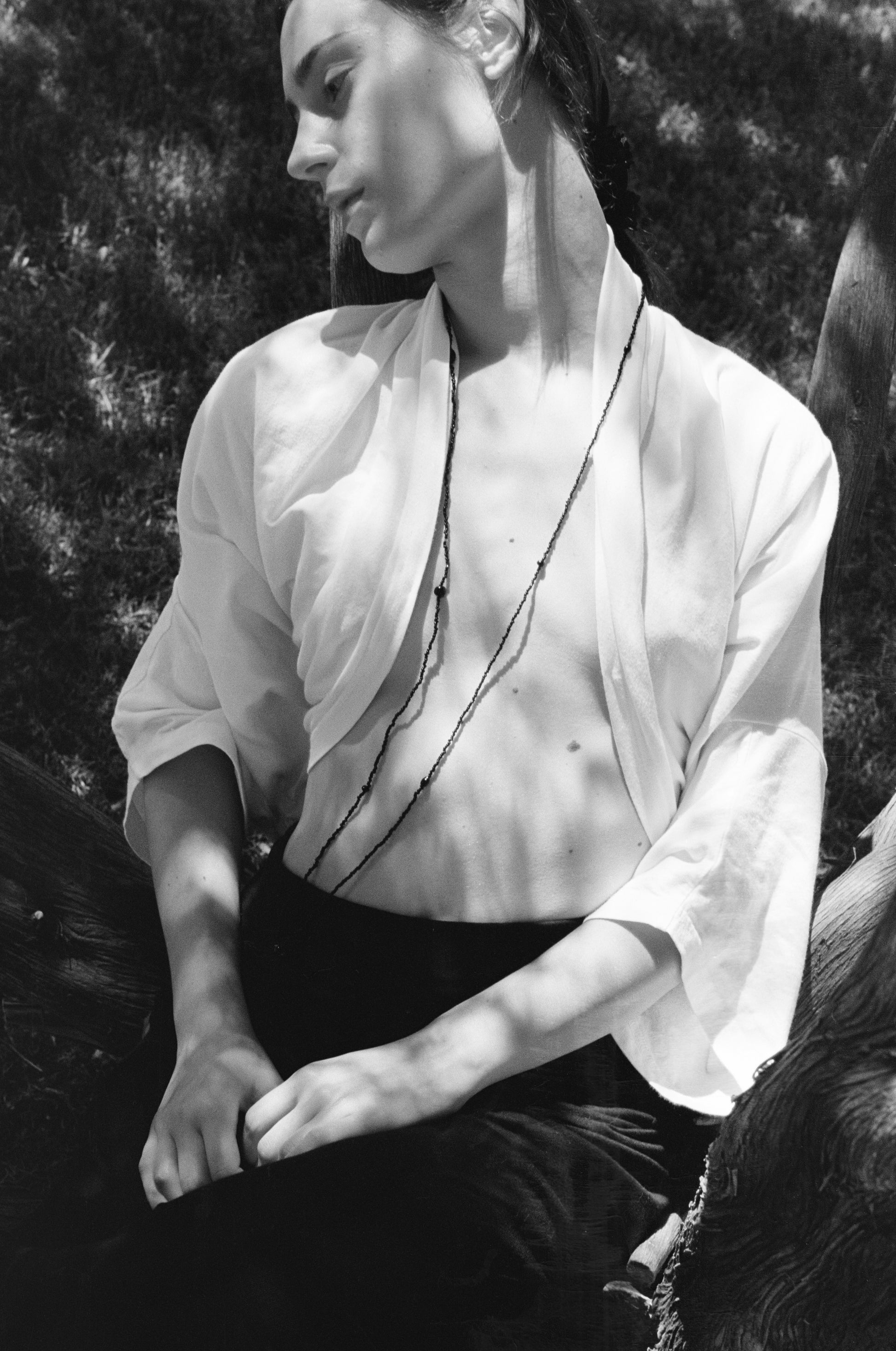 Collar Largo Negro
