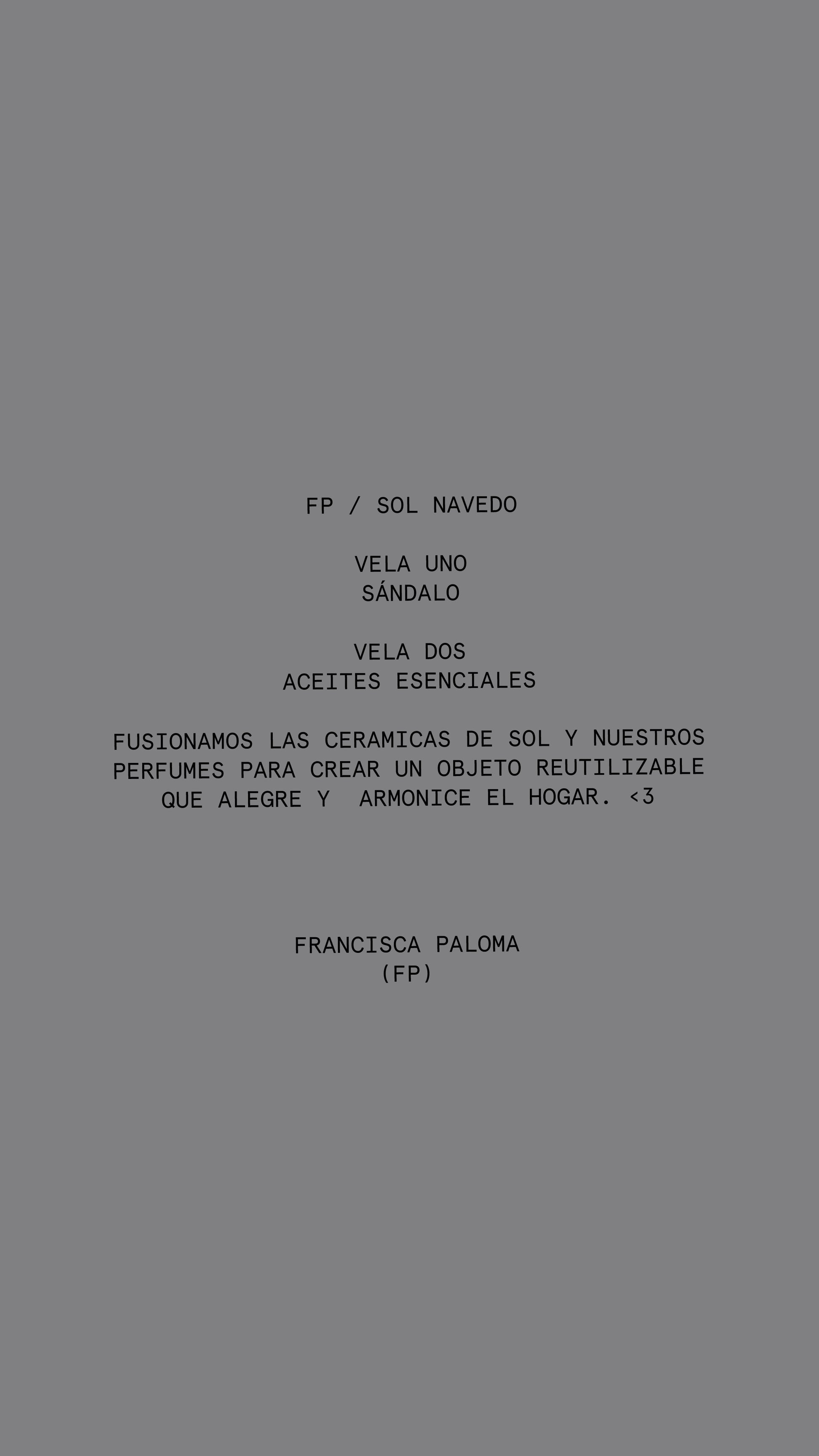 Vela DOS (aceites esenciales)