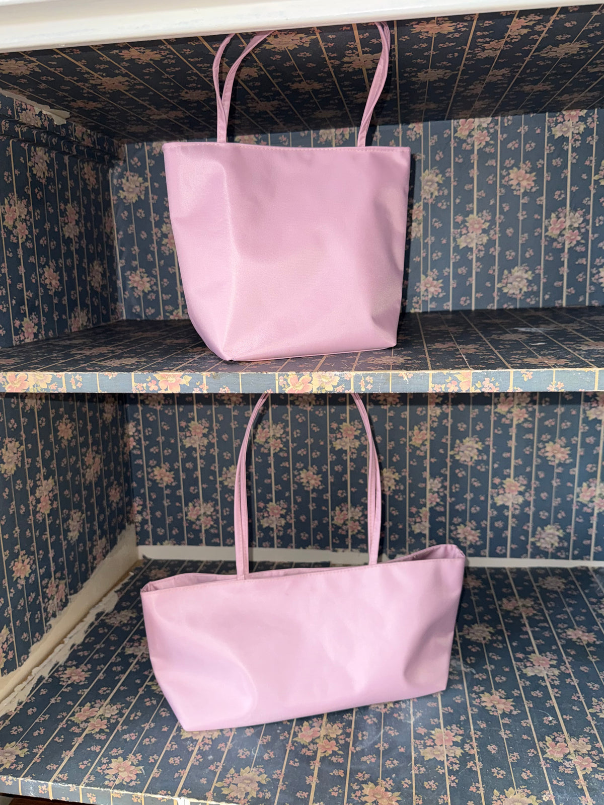 Cartera Fina Chica Rosa
