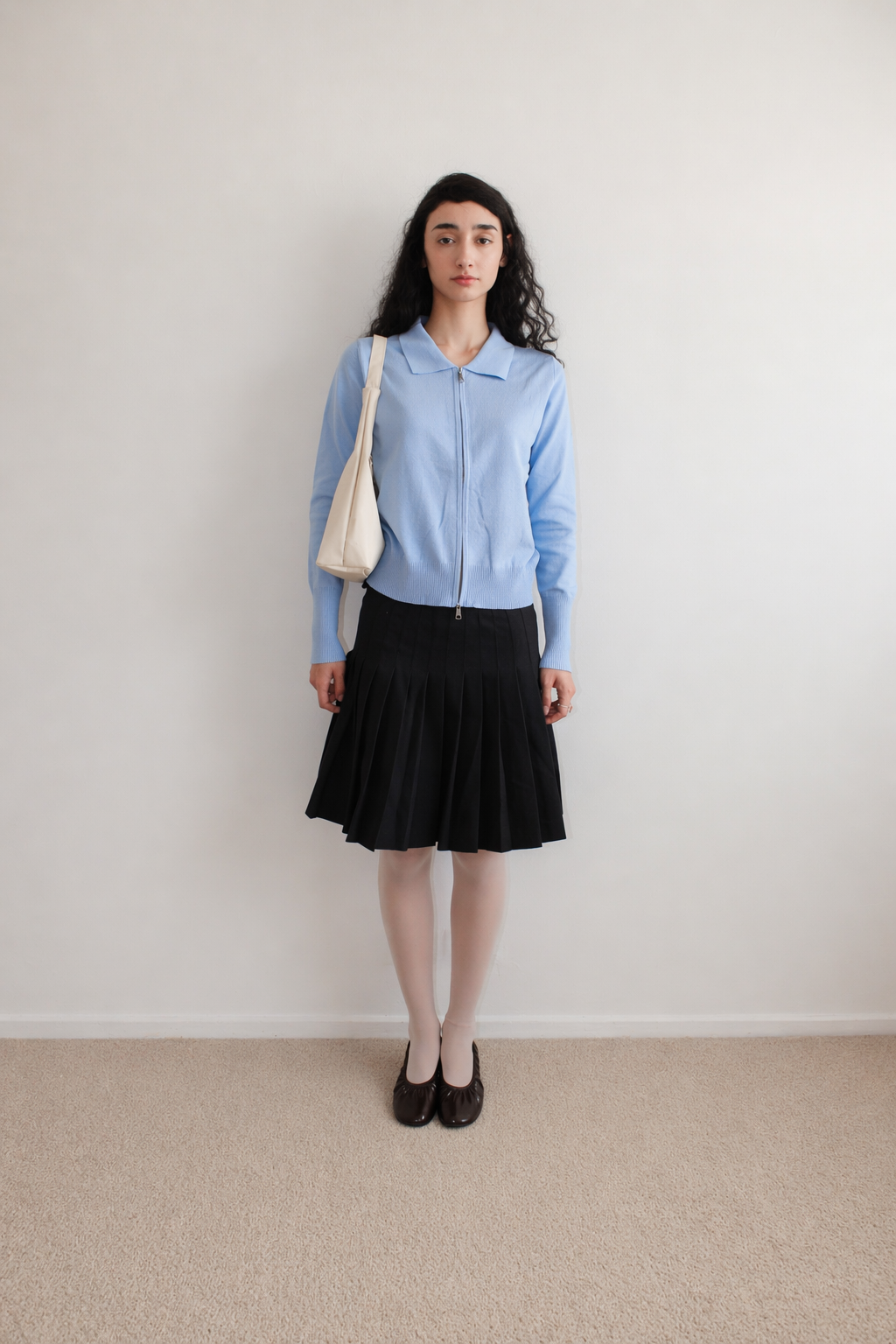 Cardigan Suave Celeste