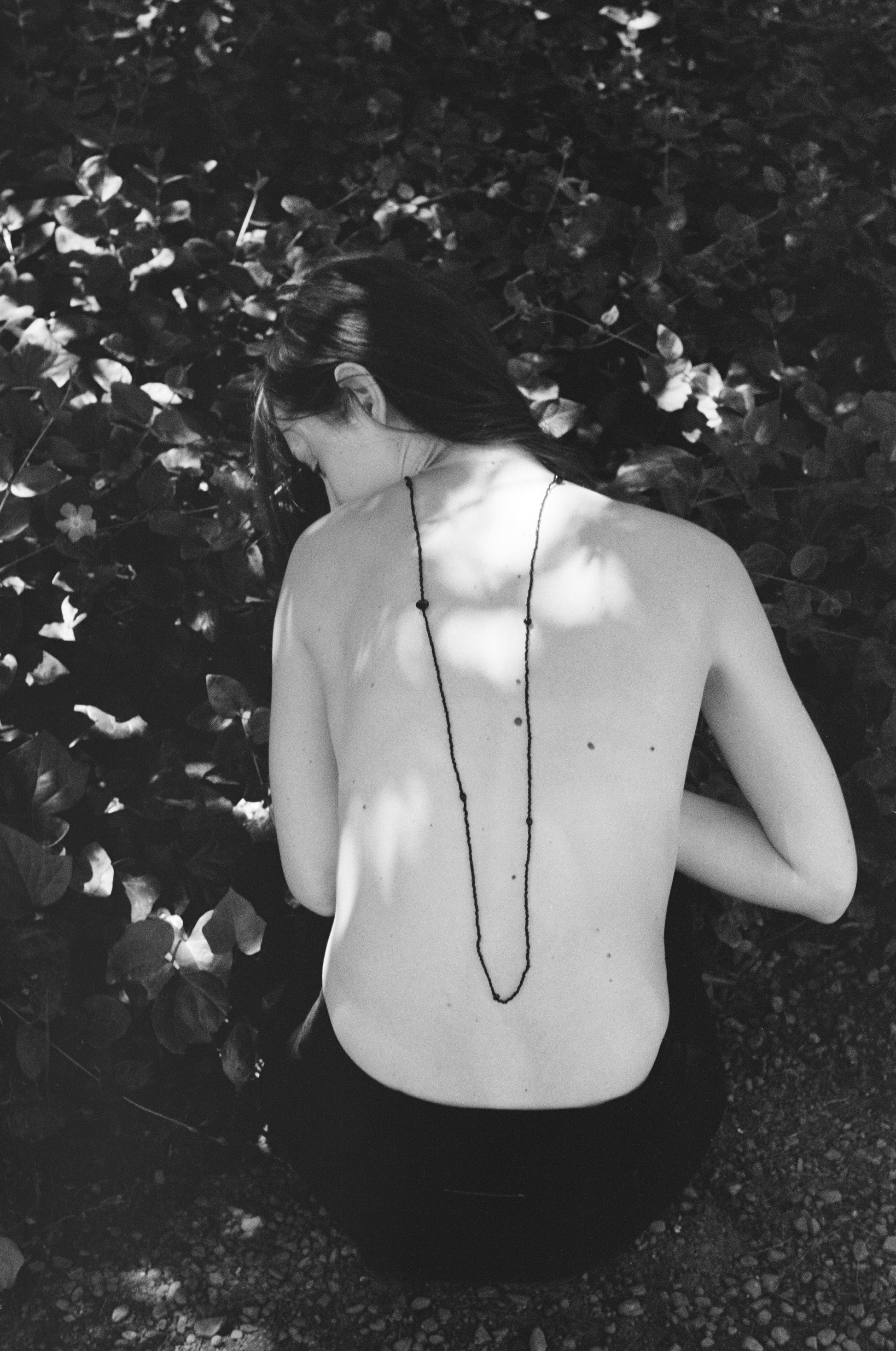 Collar Largo Negro