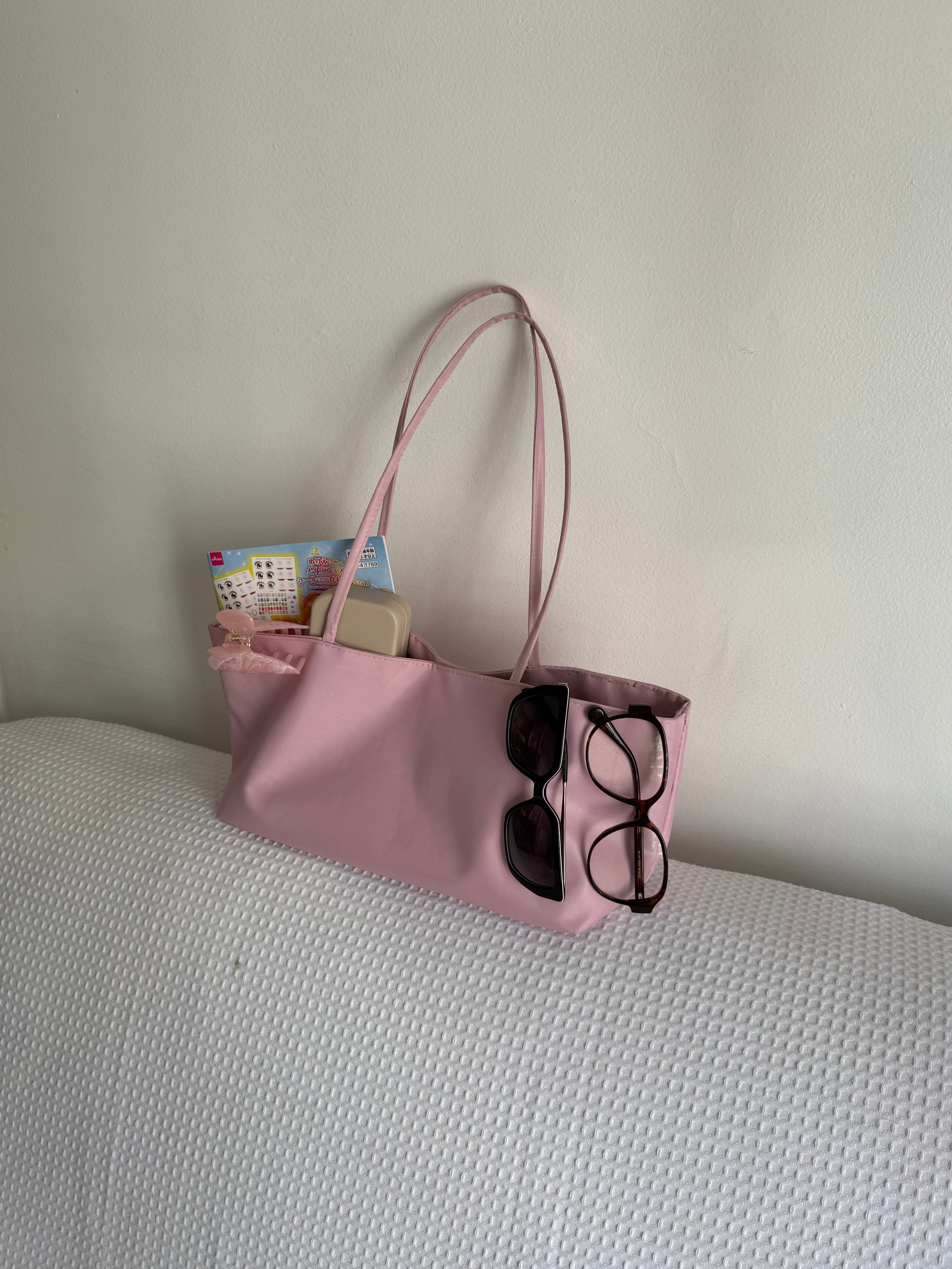 Cartera Fina Grande Rosa