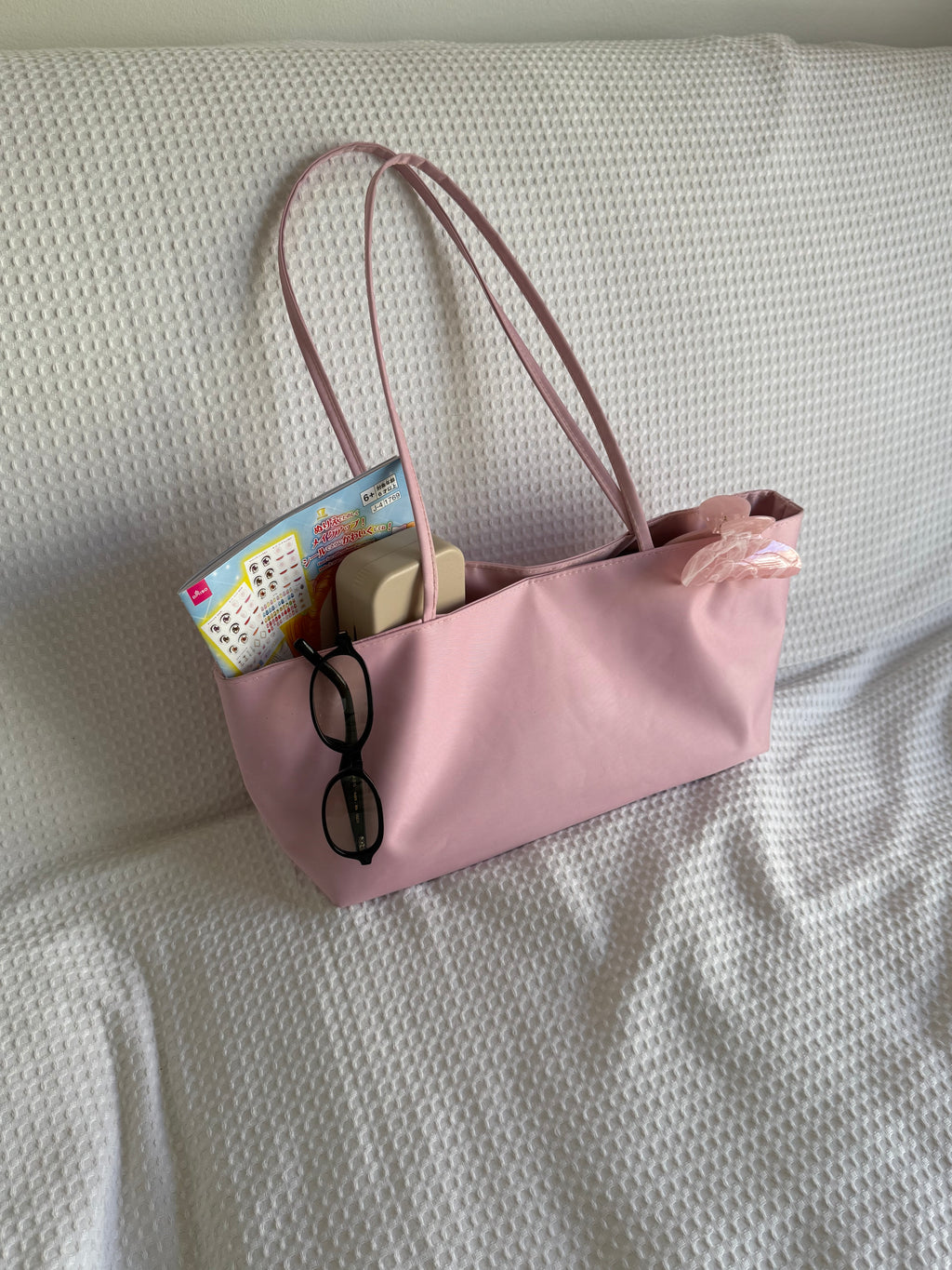 Cartera Fina Grande Rosa