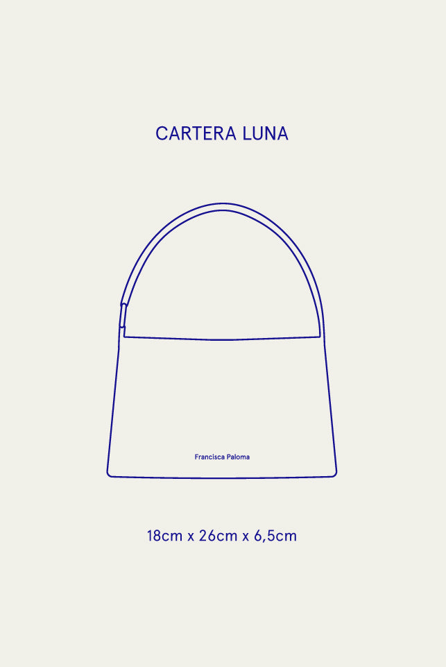 Cartera Luna Beige Claro