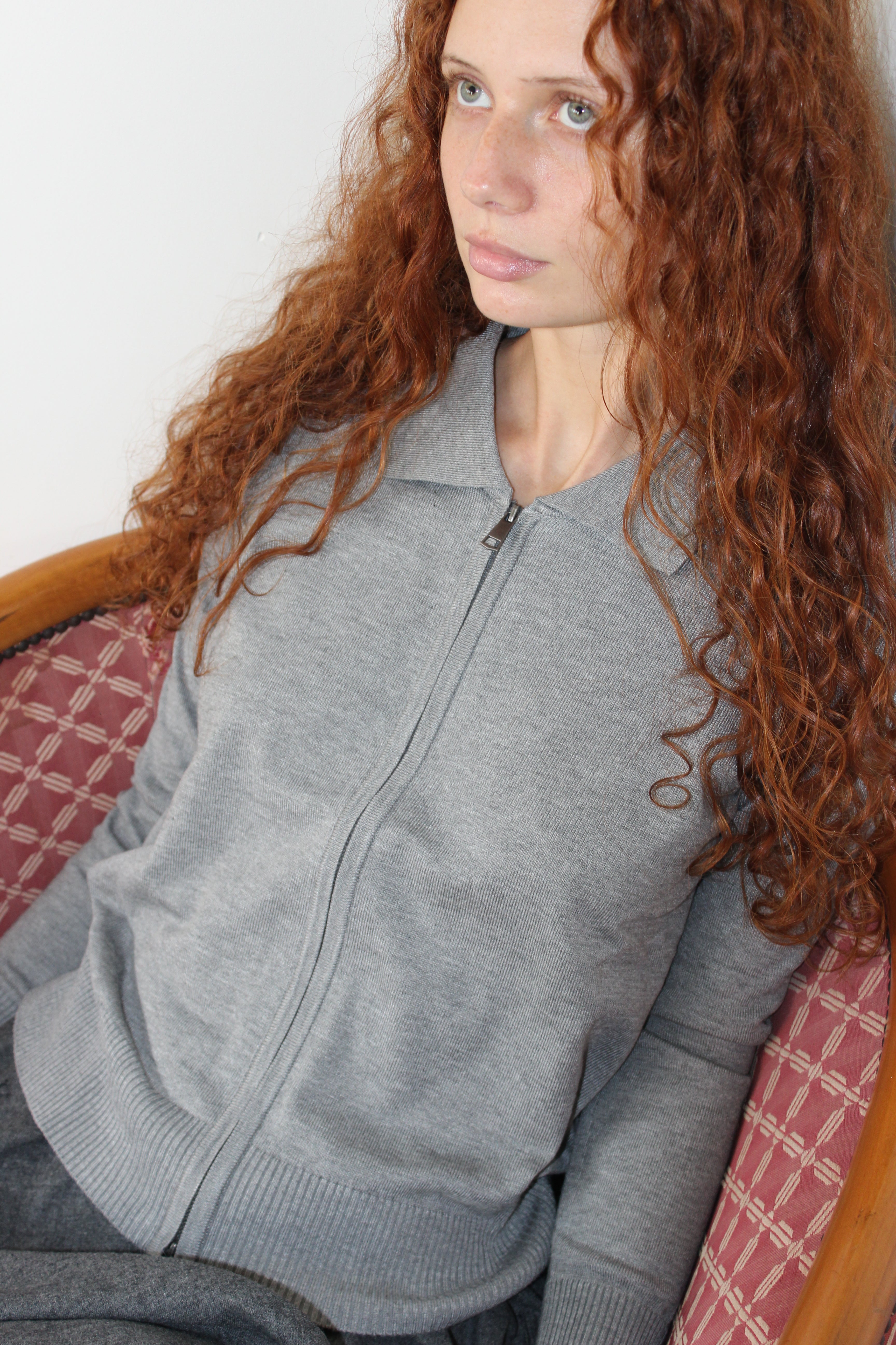 Cardigan Suave Gris
