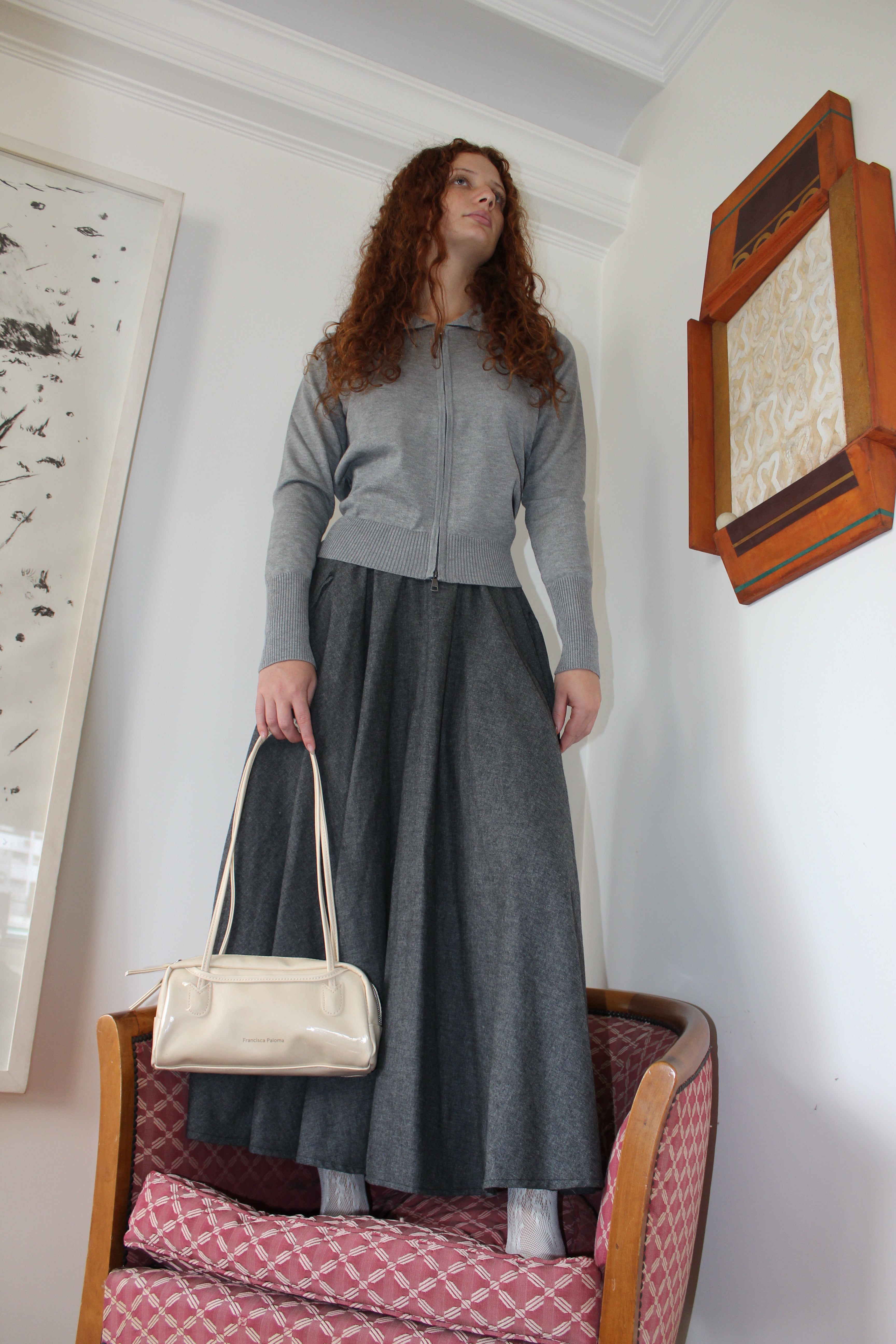 Cardigan Suave Gris