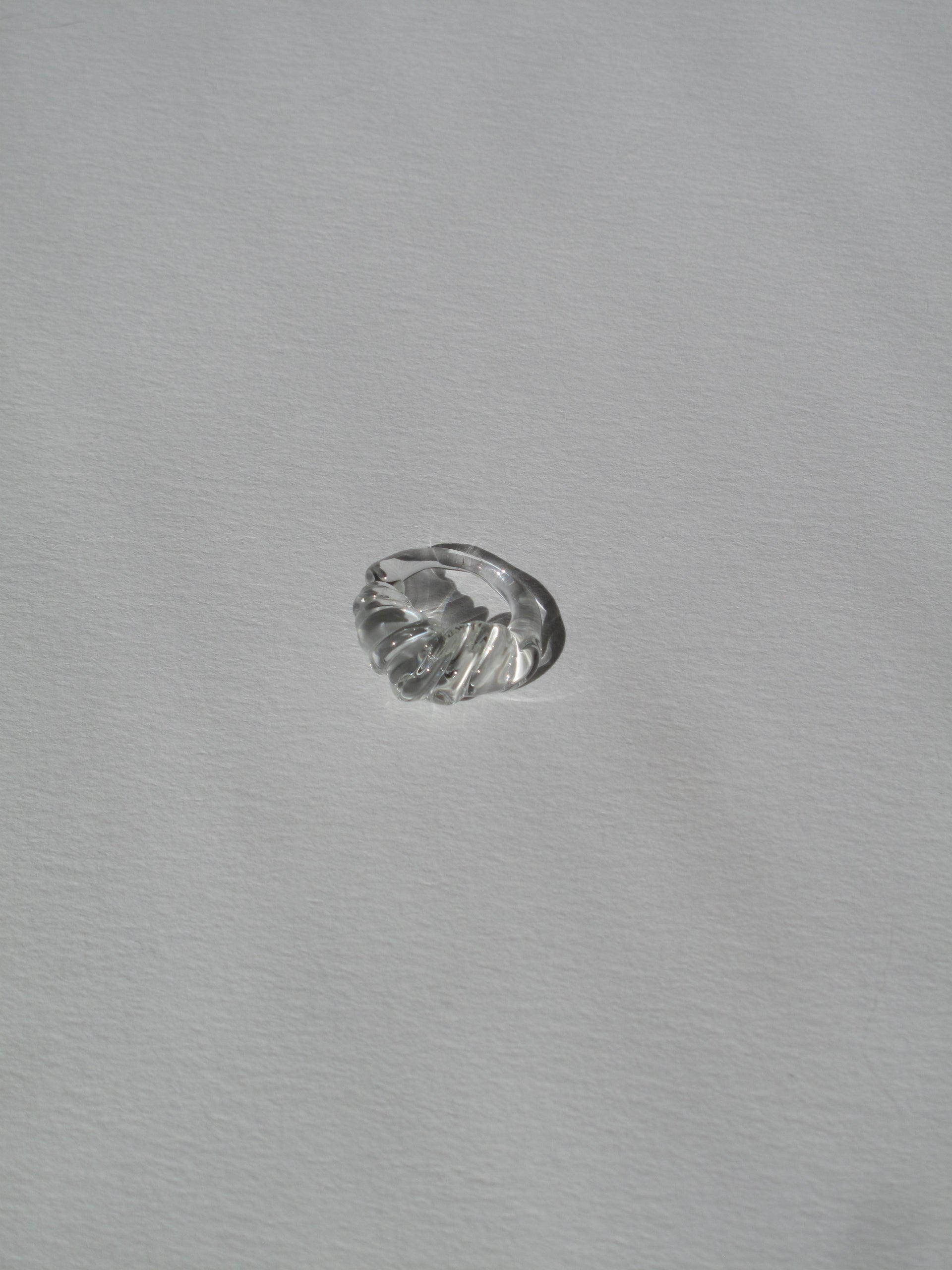 Anillo Shell Transparente
