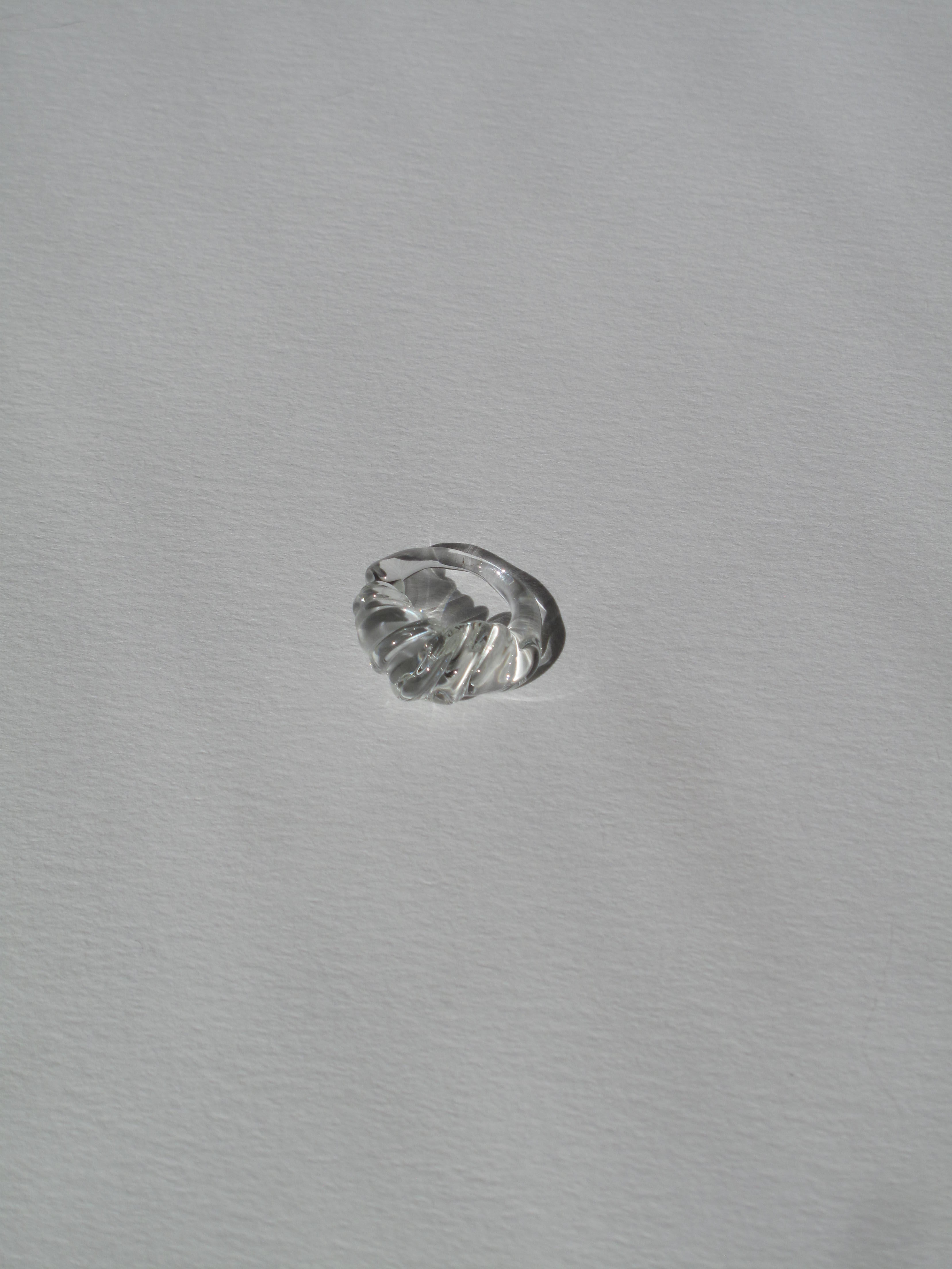 Anillo Shell Transparente