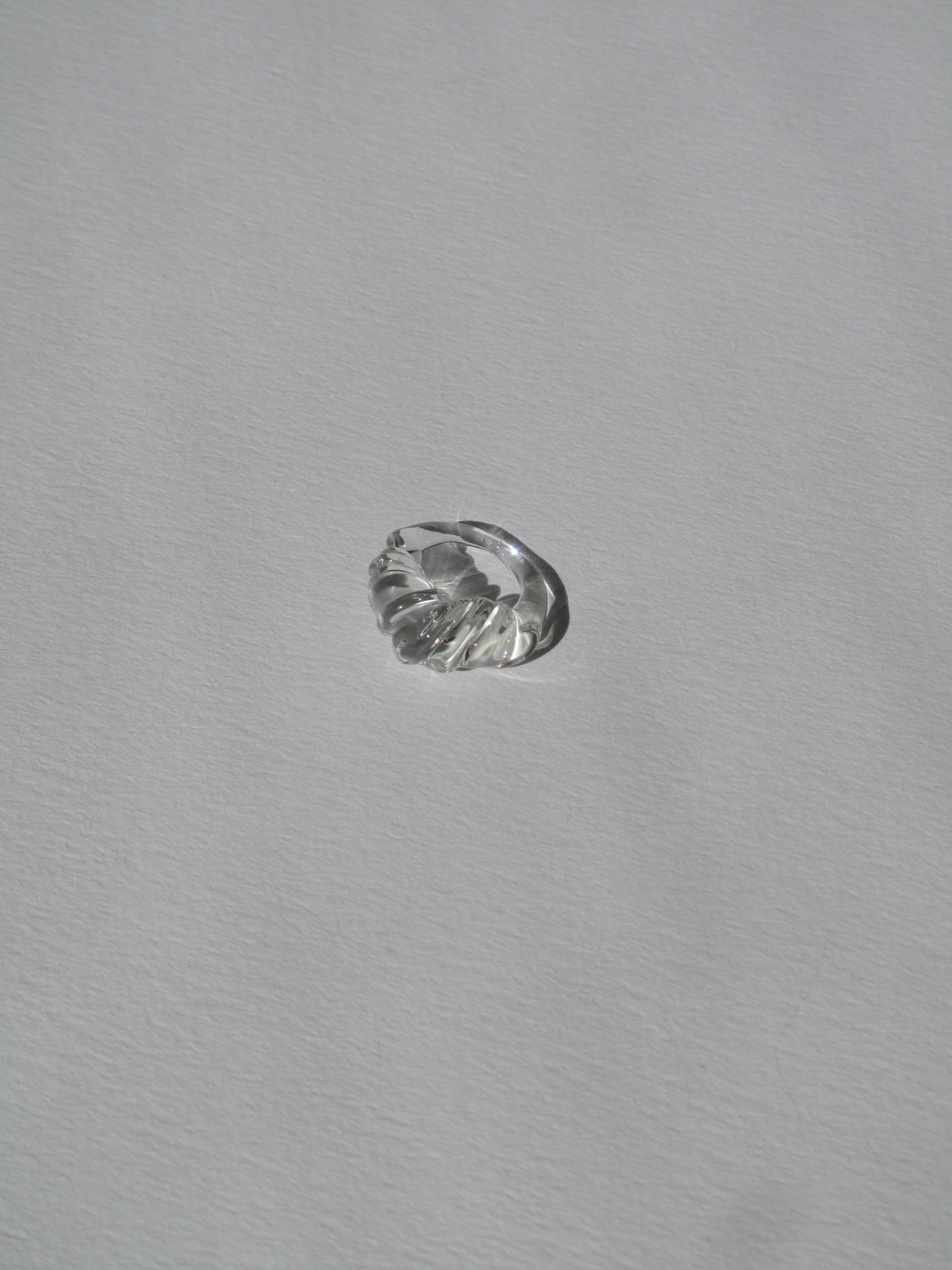 Anillo Shell Transparente