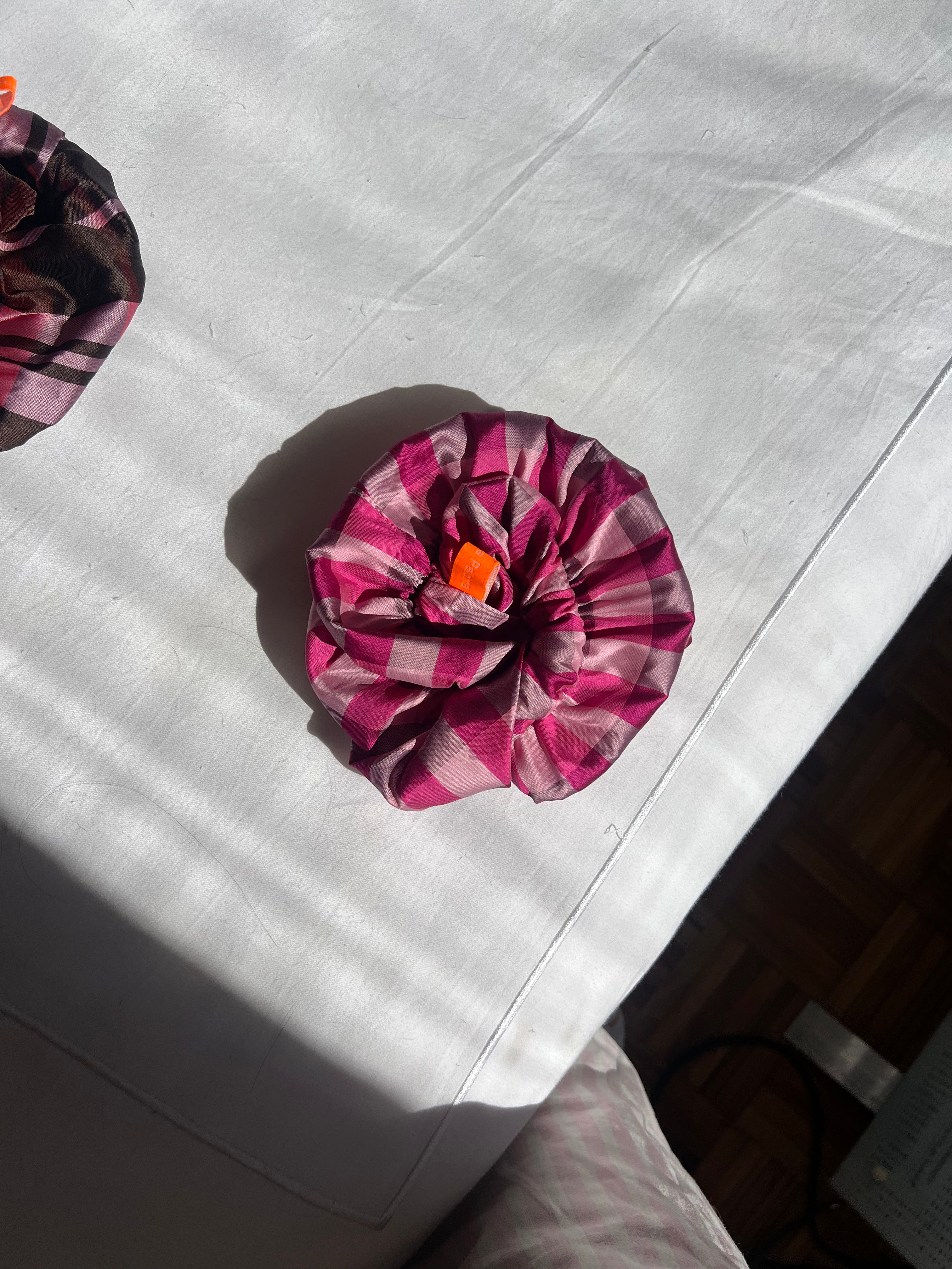 Scrunchie Cuadrille Rosa