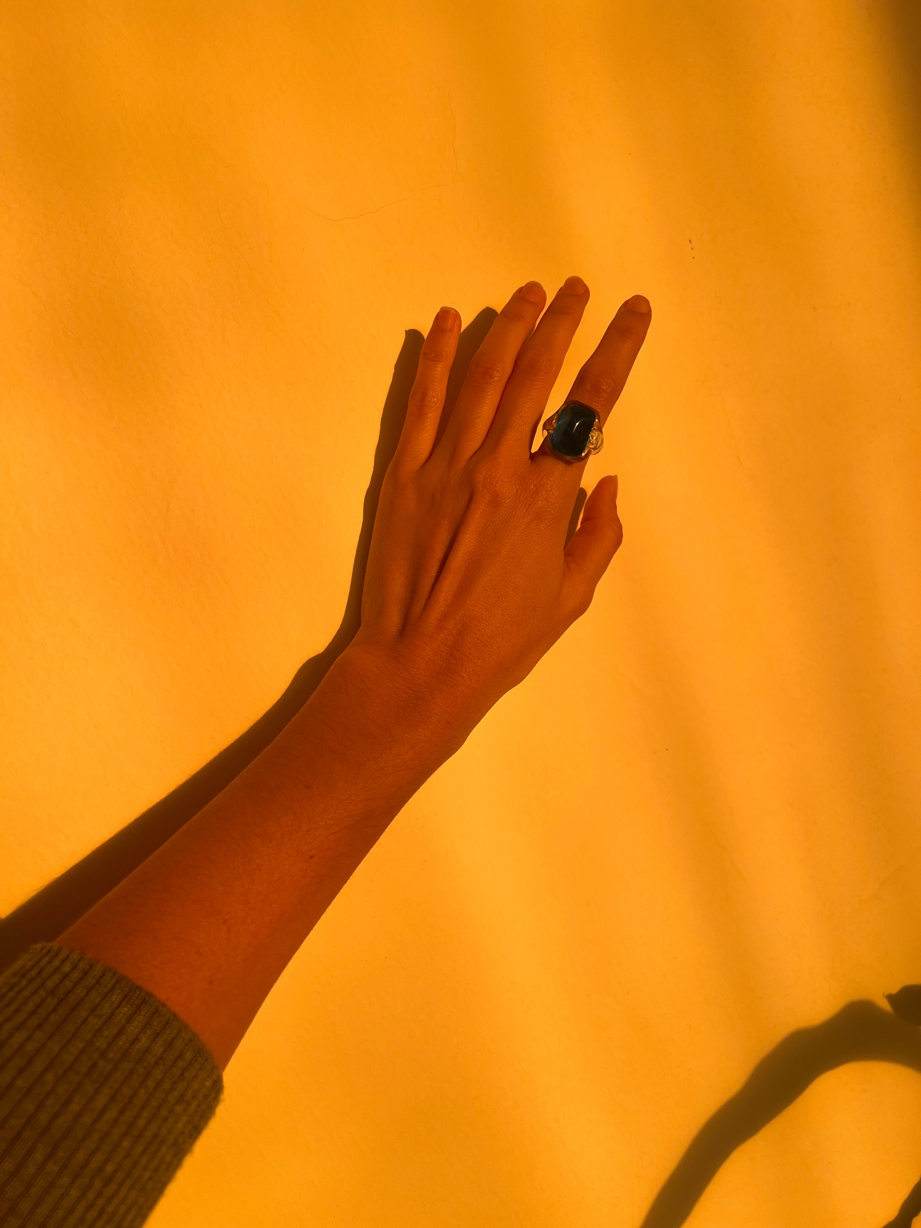 Anillo Titanic Turquesa