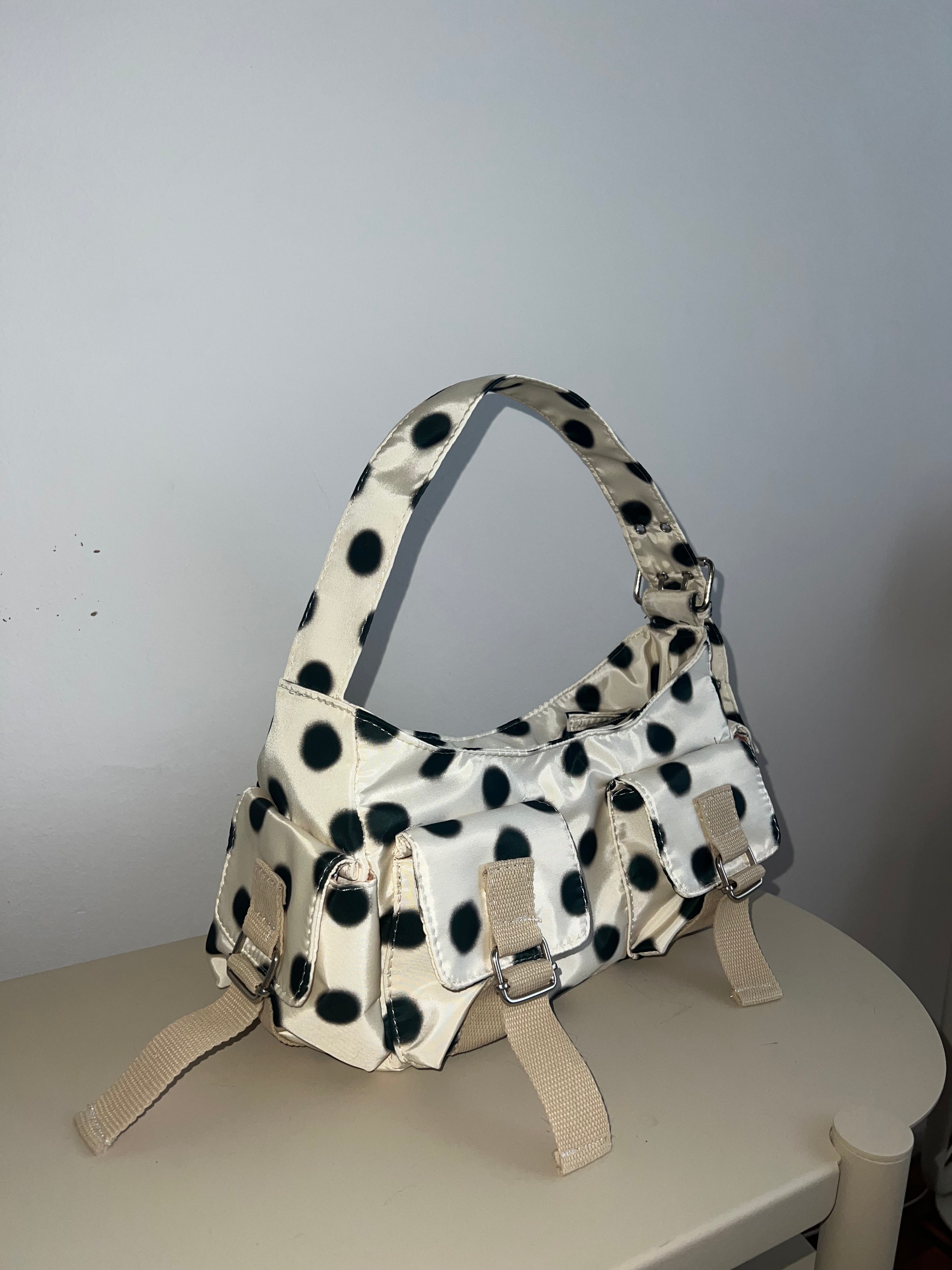 Cartera Britney Lunares Cruda