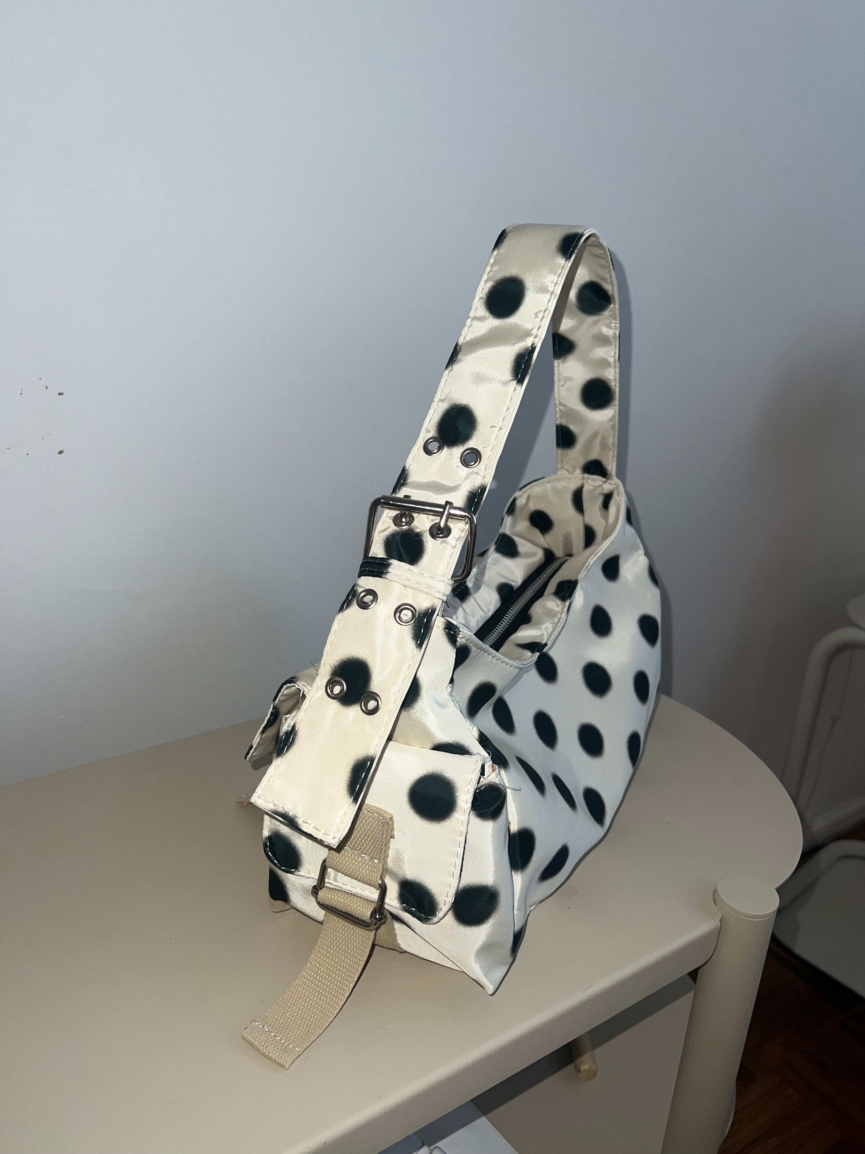 Cartera Britney Lunares Cruda