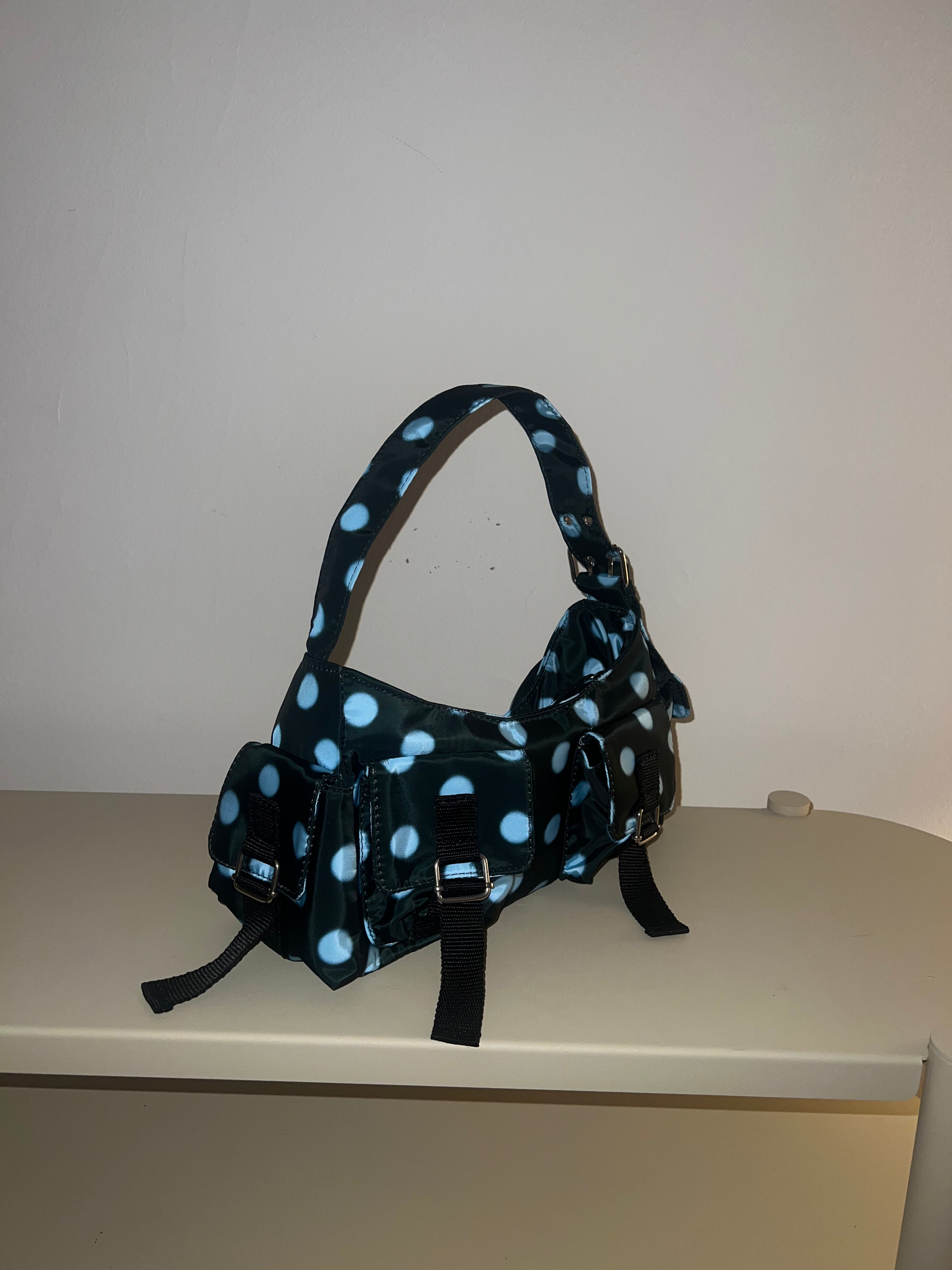 Cartera Britney Lunares Negra