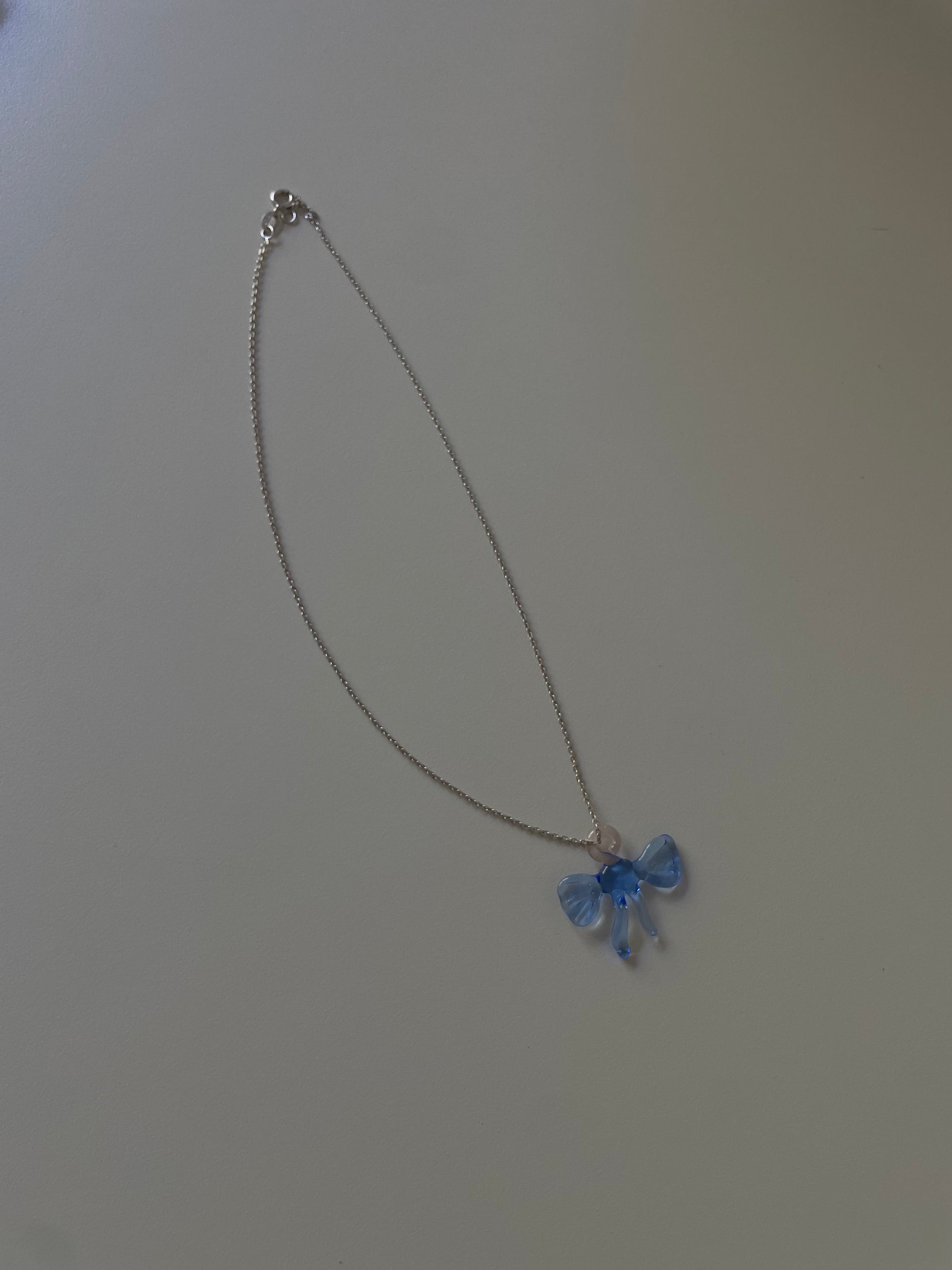 Collar Ribbon Celeste