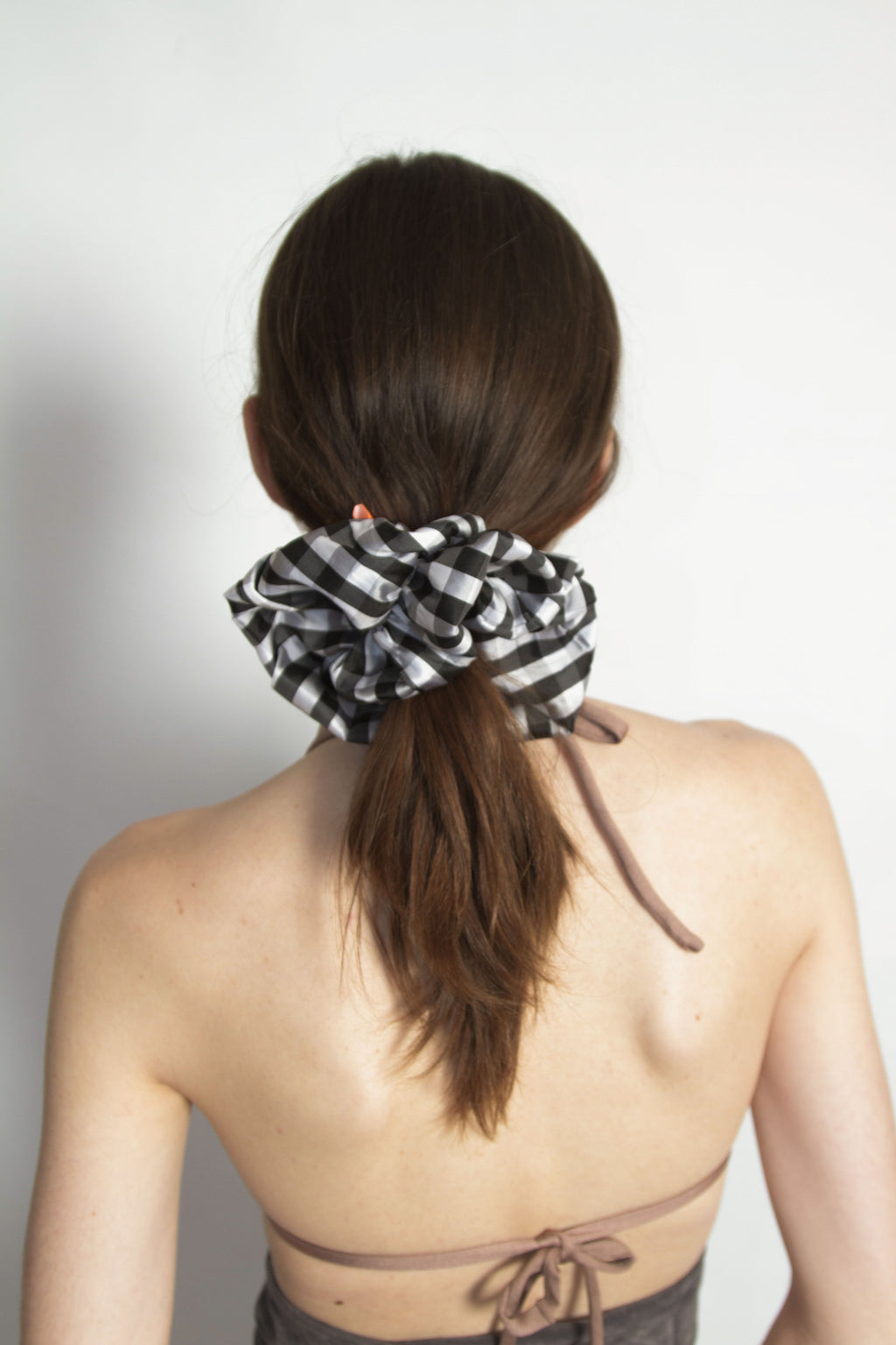 Scrunchie Cuadrille Azul