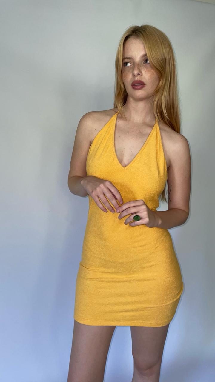Vestido Towel Naranja