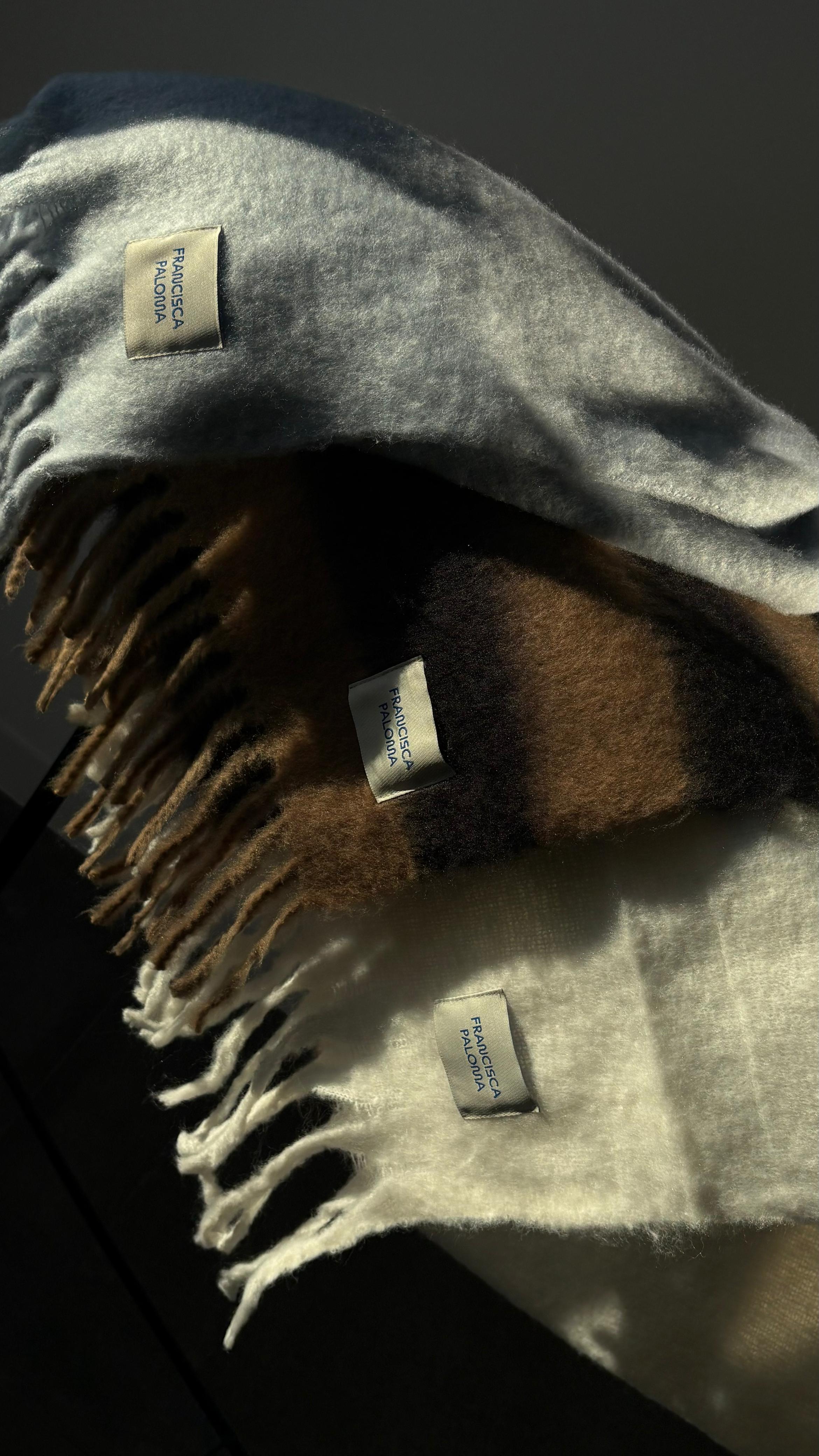 Bufanda Grande Celeste