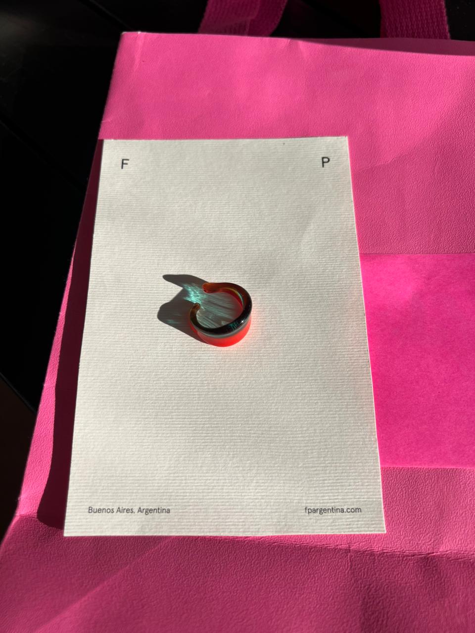 Anillo Caramelo Rojo y Verde