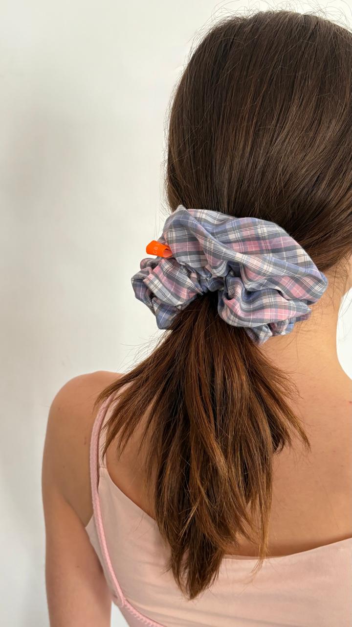 Scrunchie Cuadrille Lila