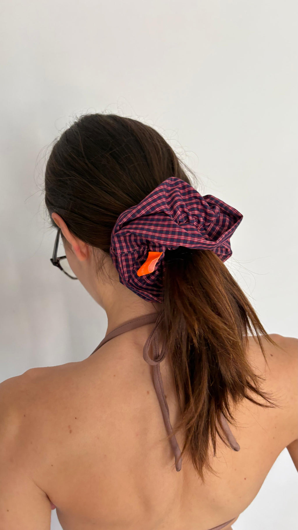 Scrunchie Cuadrille Violeta