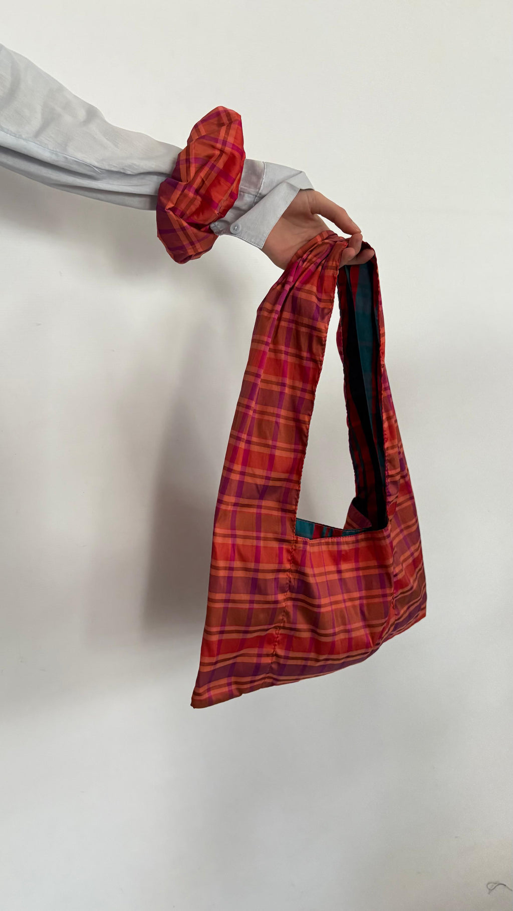 Scrunchie Cuadrille Naranja