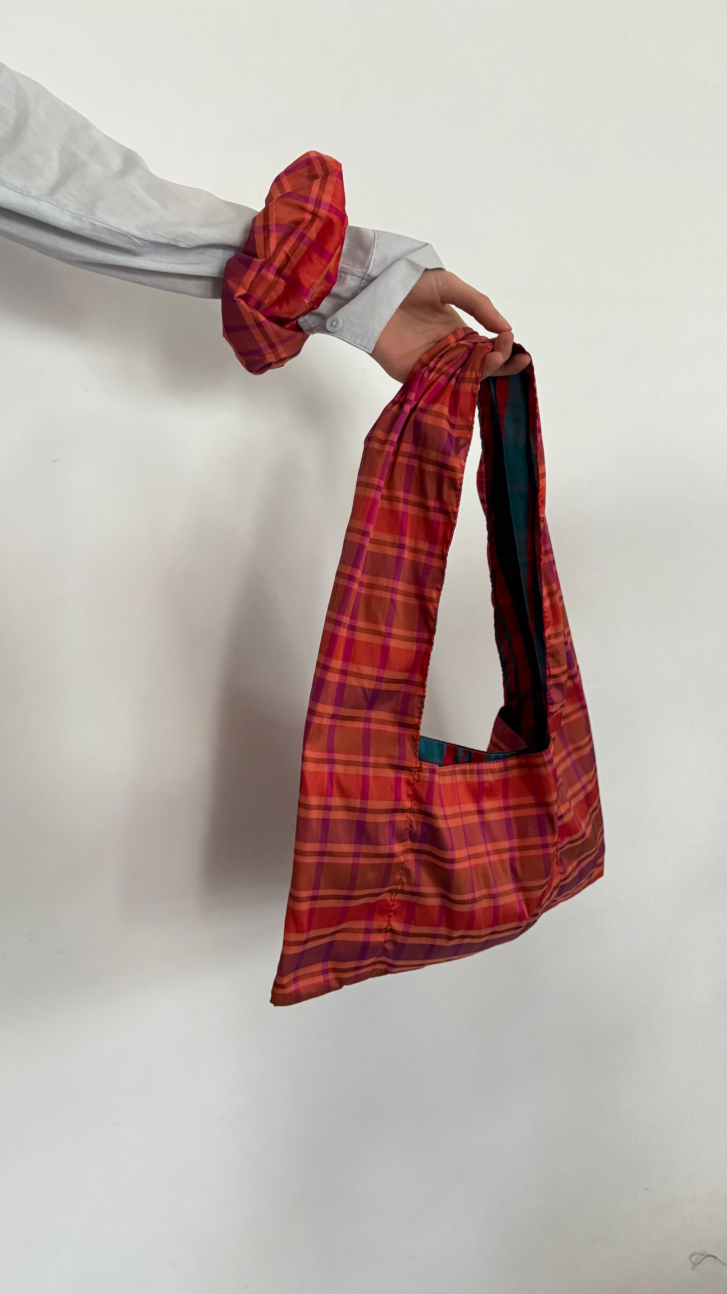 Scrunchie Cuadrille Naranja