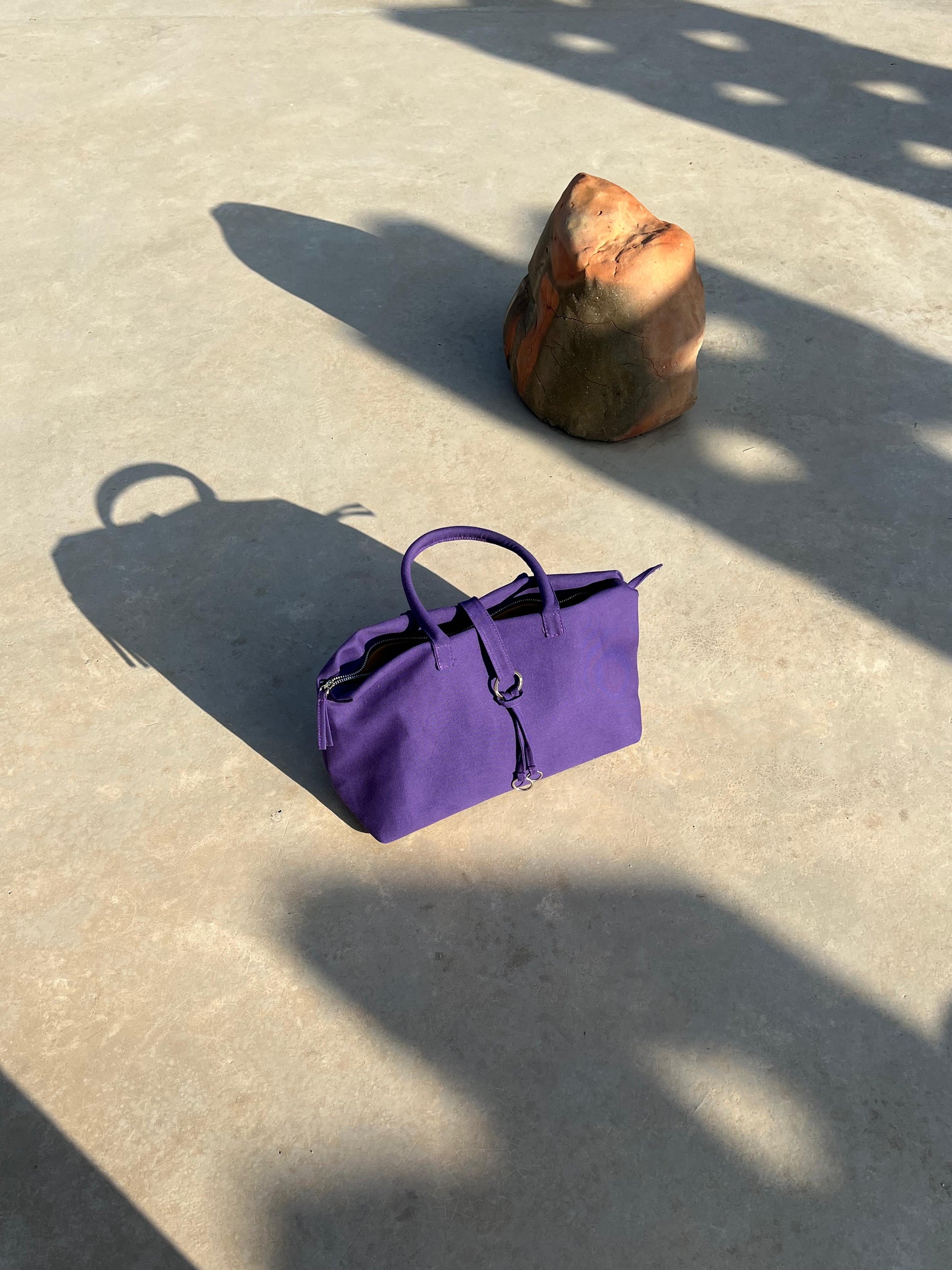 Cartera Maletín Violeta