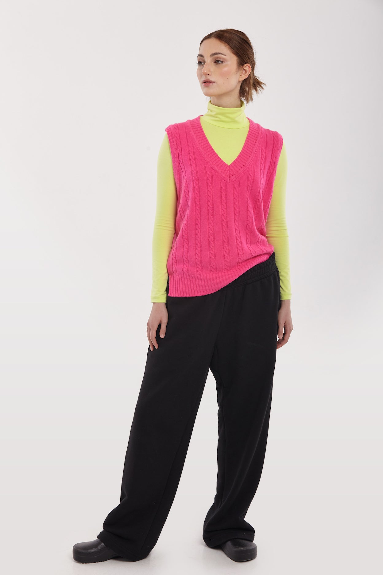 Polera Colorina Amarillo Neon