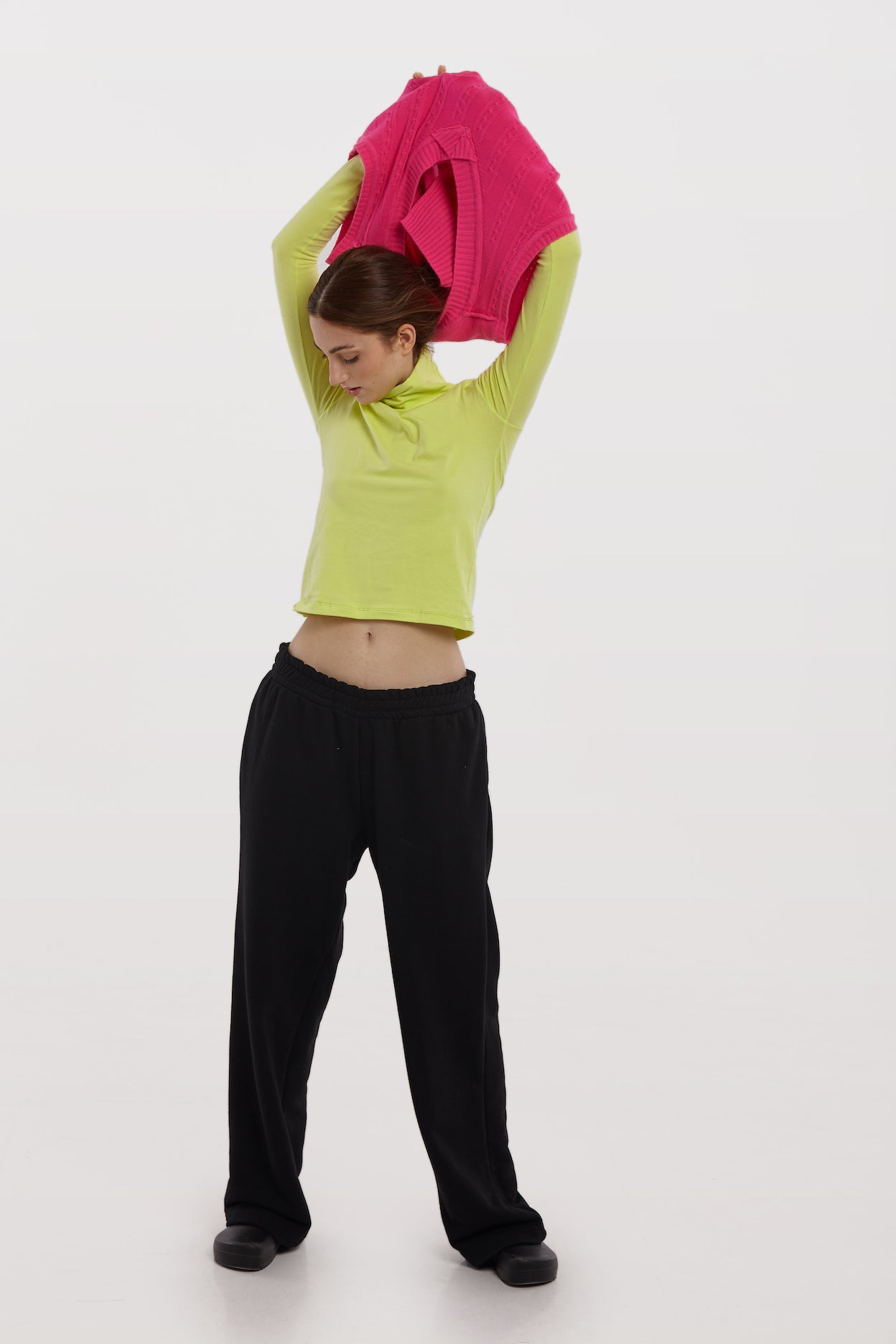 Polera Colorina Amarillo Neon