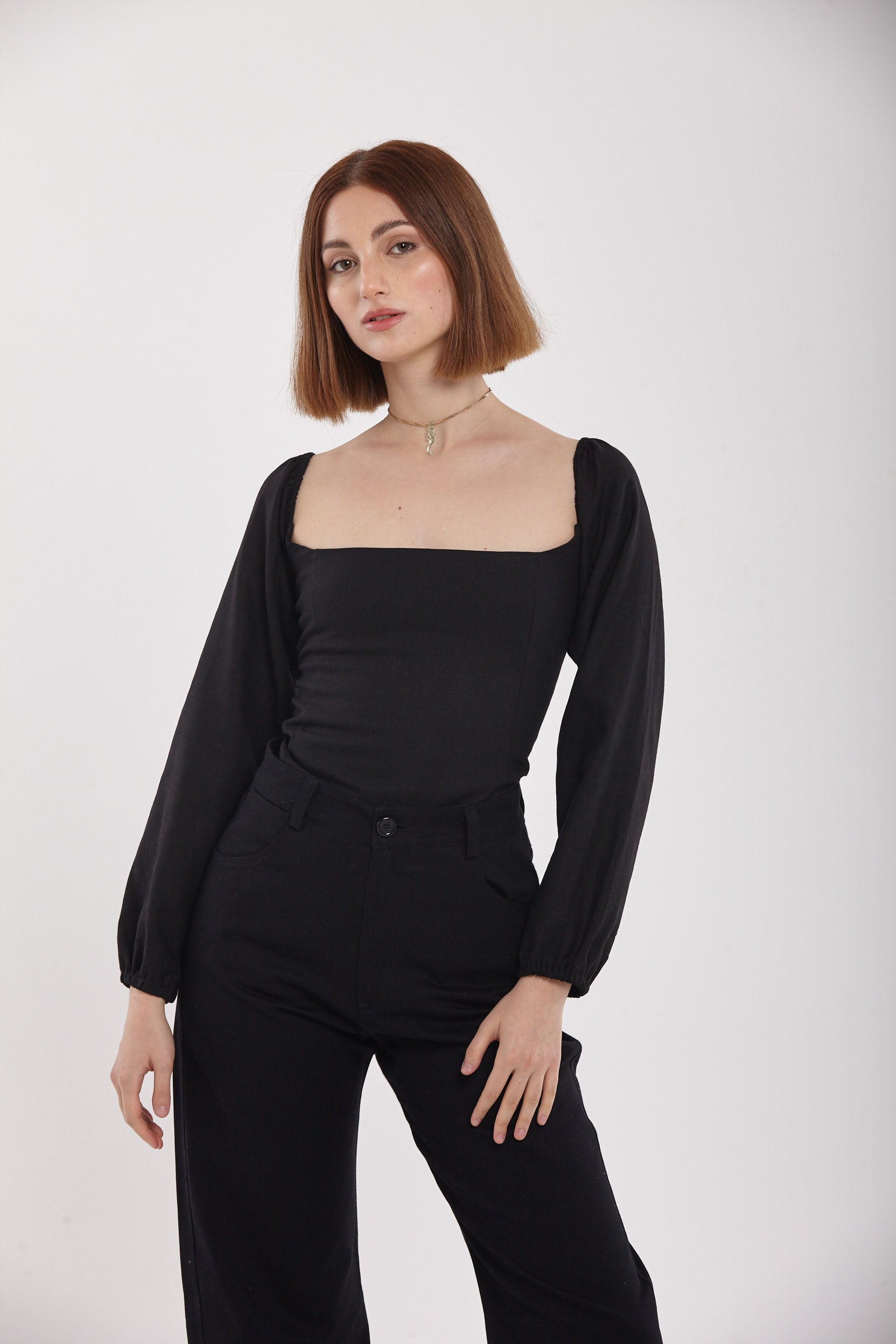 Pantalón Gabardina Negro