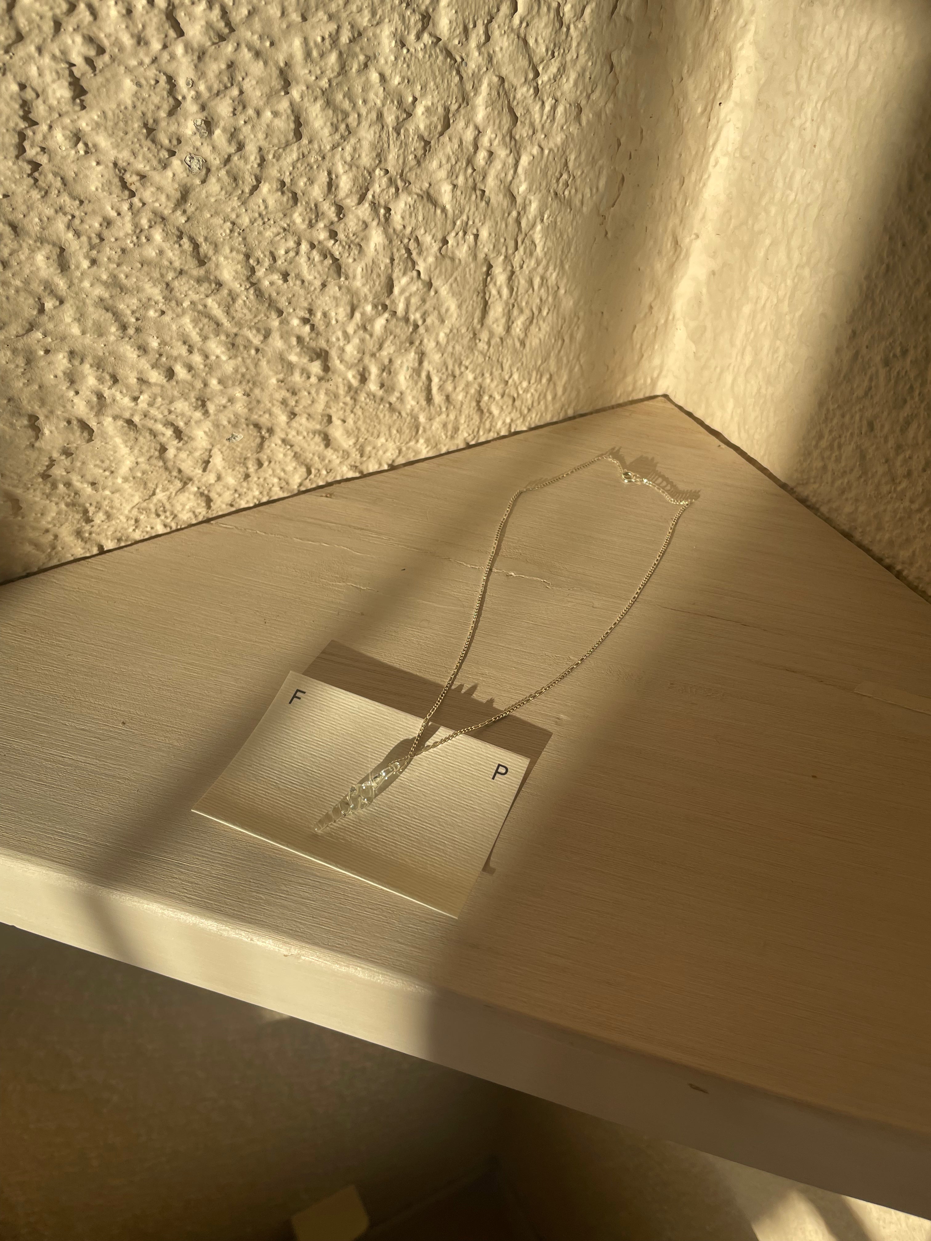 Collar Bucle Transparente