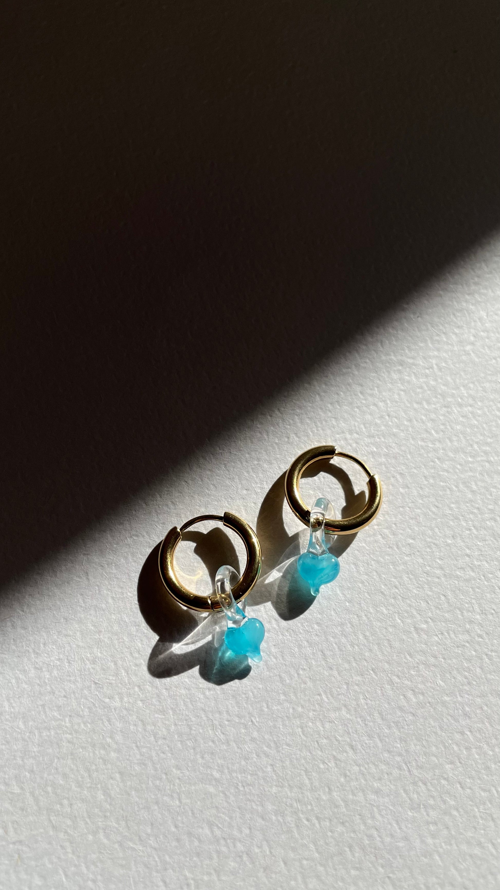 Aros Corazón Mini Esmeralda