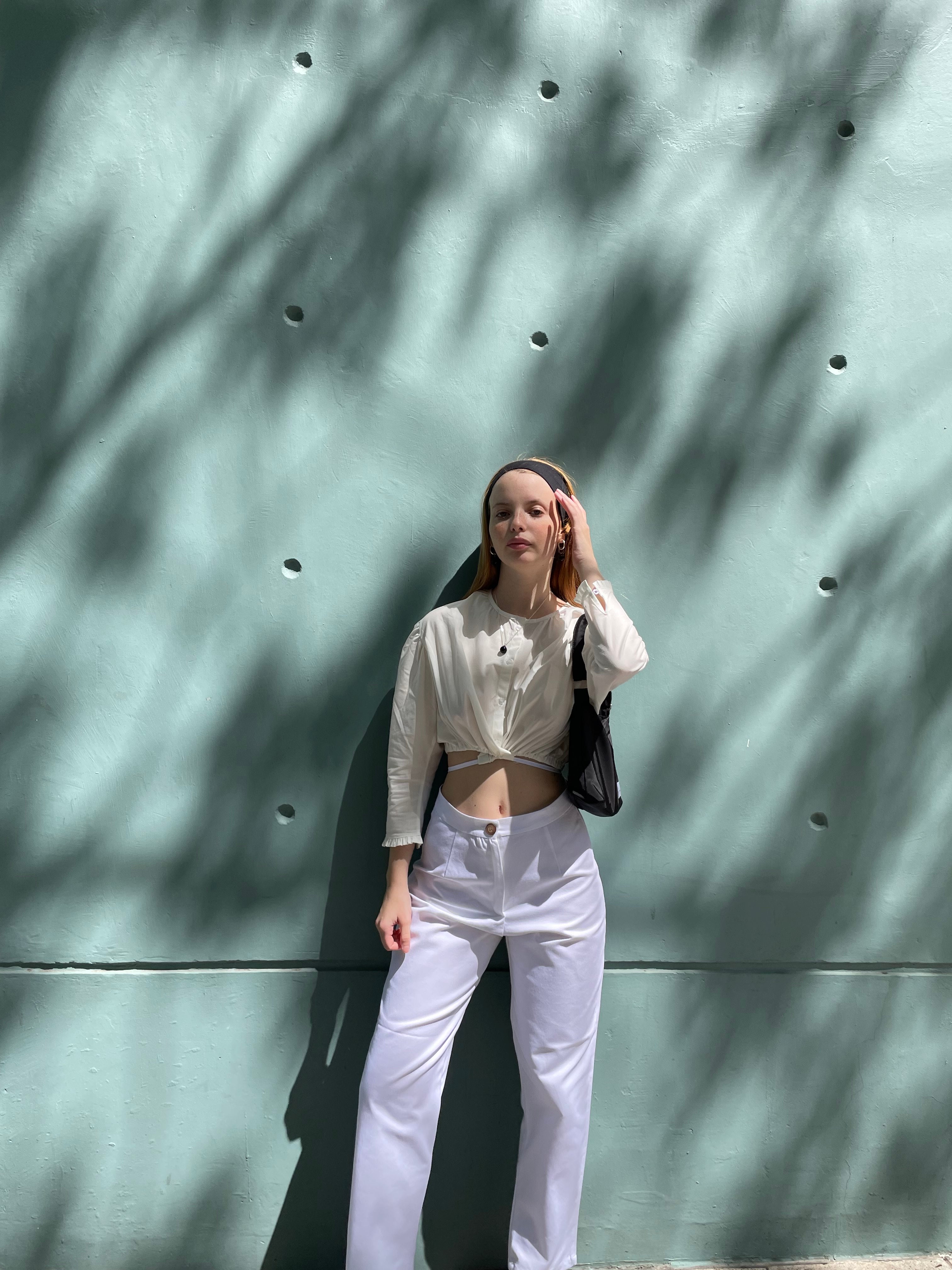 Pantalón Cigarette Blanco