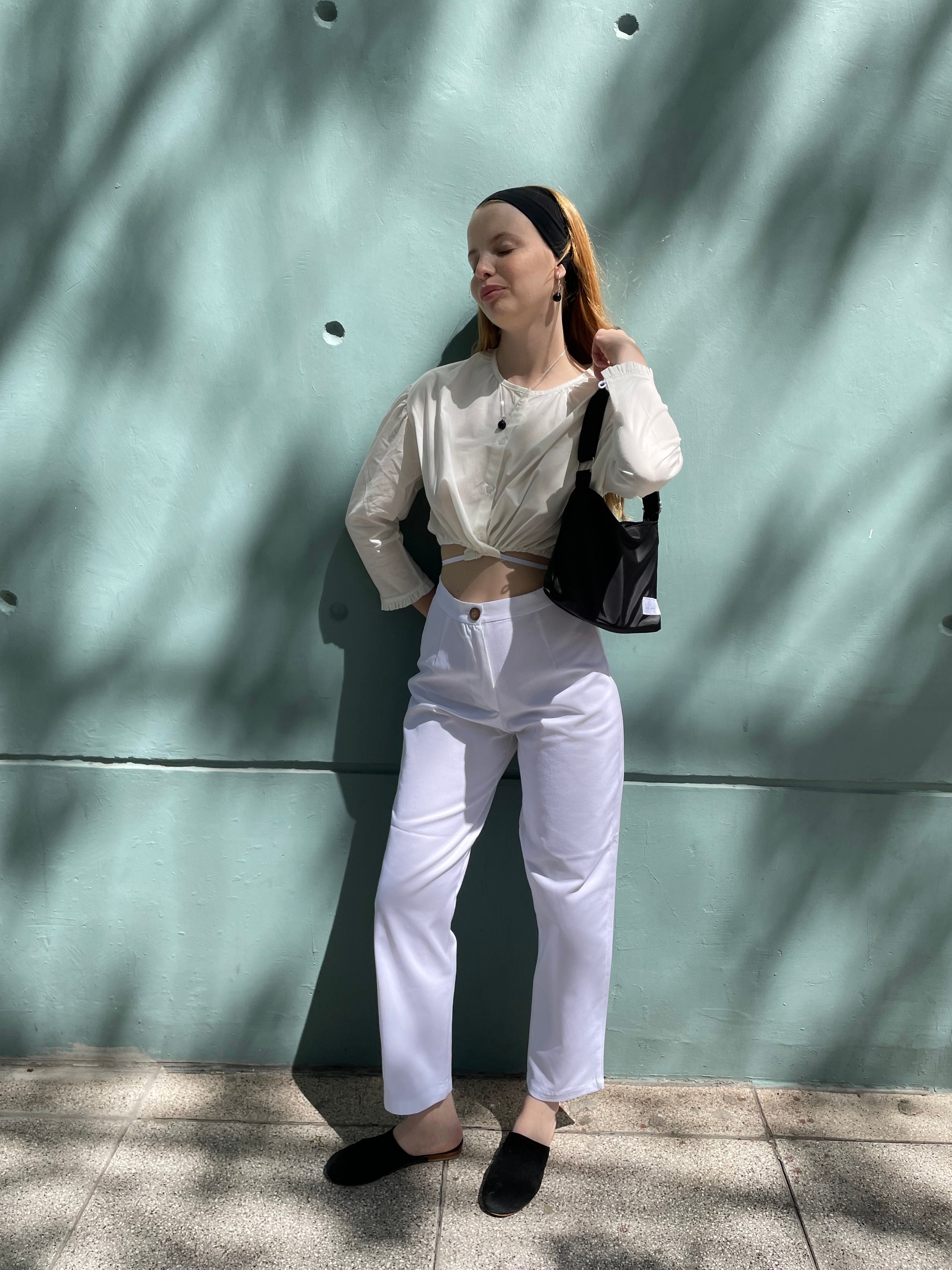 Pantalón Cigarette Blanco